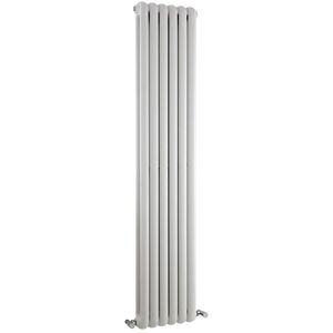 Milano - Urban - Modern White Vertical Double Panel Column Radiator - 1800mm x 383mm