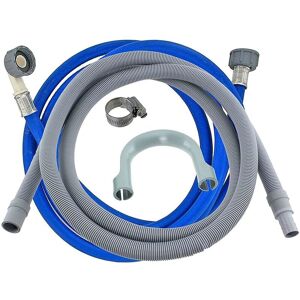 Spares2go - Universal Washing Machine / Dishwasher Drain Hose Long Cold Water Fill Extension Pipe 3.5 2.5