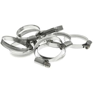 BRADAS 10 x 10-16mm Stainless Steel Hose Clips Pipe Clamps - Jubilee Type