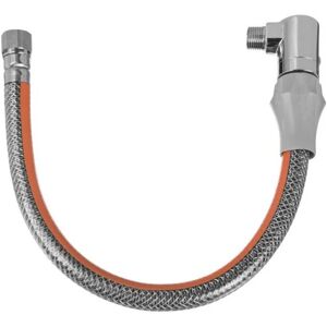 Invena - 100cm Gas Connection Pipe DN12 1/2 Inch Quick Release Elbow