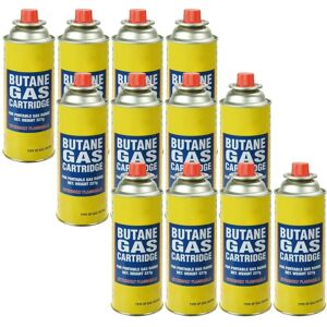 ASAB 12 x Butane Gas Can Canisters Bottles Camping For Stove Cooker Heater Cooking