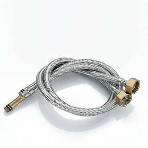 Neige - 2 Pieces of 60cm Stainless Steel Hose Basin Faucet Water Inlet Pointed Hose a