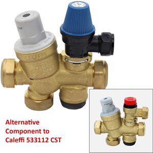 3/6 bar 533112 cst combined prv and cold fill monobloc manifold assembly F0001223 - Caleffi