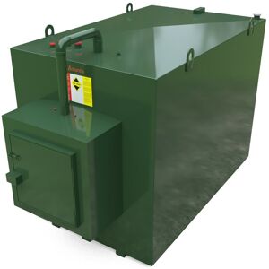 ATLANTIS - UK Atlantis 5800 Litre Steel Bunded Oil Tank c/w Fill Point Cabinet - BUS.5800C