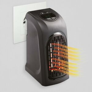 Pesce - Compact 2-level socket heater - energy-saving heater for quick heat - mini heater with 12h timer and auto shut-off