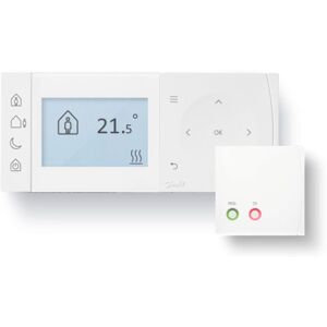 TPOneRF Wireless Programmable Thermostat With RX1S Receiver - Danfoss