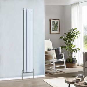 NRG Designer Radiator 1800x272mm Single Flat Panel Vertical White