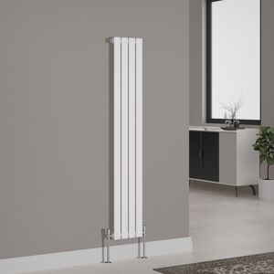 NRG Designer Radiator Flat Panel Central Heating Rads Vertical Single 1600x272mm White