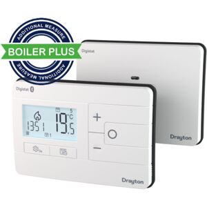 Digistat RF901 Single Channel Wireless Thermostat With Receiver - Drayton