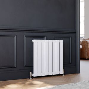 Elegant - Horizontal Designer Radiator Flat Panel 600 x 600 mm White Central Heating