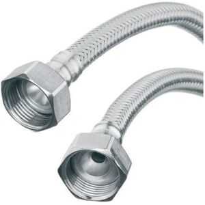 INVENA 30cm 3/4 x 3/4 Flexi Flexible Kitchen Basin MonoBloc Tap Connector Hose Pipe