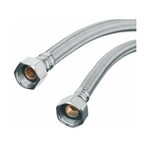 Invena - 50cm 3/8 x 3/8 Flexi Flexible Kitchen Basin MonoBloc Tap Connector Hose Pipe