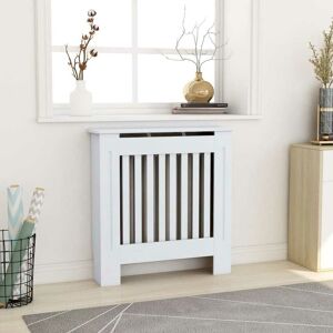 Hommoo MDF Radiator Cover White 78 cm