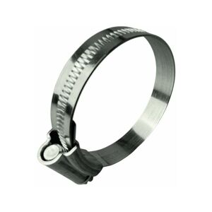 Hi-Grip Zinc plated hose clamp 80-100mm x10 ( full Bag ) - Silver - JCS