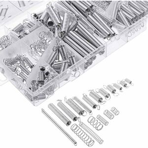 200 pieces Spring assortment Extension springs Various small extension and compression springs with storage box - Langray