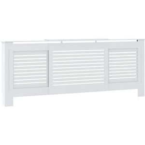 BERKFIELD HOME Mayfair mdf Radiator Cover White 205 cm