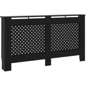 Berkfield Home - Mayfair Radiator Cover Black 152x19x81 cm mdf