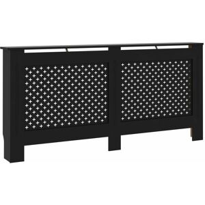 Berkfield Home - Mayfair Radiator Cover Black 172x19x81 cm mdf