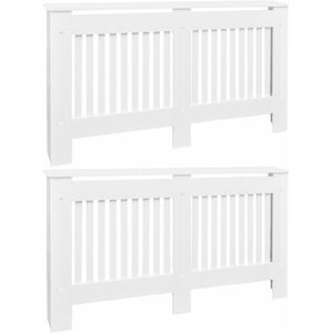 BERKFIELD HOME Mayfair Radiator Covers 2 pcs White mdf 152 cm