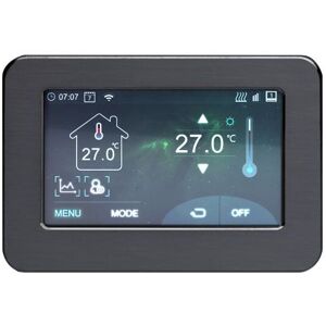 Milano - Connect - Google Home and Amazon Alexa Compatible Wi-Fi Programmable Temperature Control Heating Thermostat Google Home and Amazon Alexa