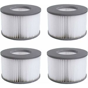 Denuotop - Pack of 4 replacement filter cartridges for Mspa inflatable pool, jacuzzi