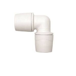 Polypipe - x10 PolyMax MAX115 15mm Pushfit 90Degree Elbow White