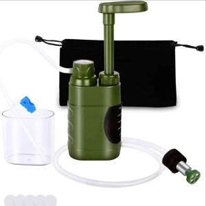 Tinor - Camping Water Filter, Portable Camping Water Purifier, Multi-Layer Water Filter with Pump, Suitable for Hiking Camping Trekking Outdoor