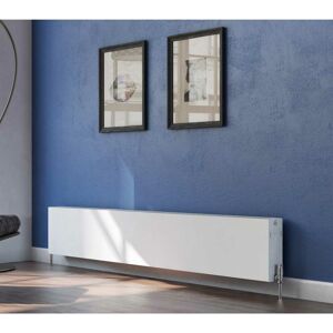 Flat Panel Type 22 Double Panel Double Convector Radiator White 300mm h x 1800mm w - Primus