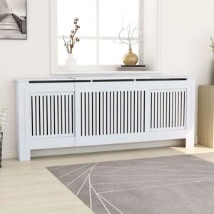 BERKFIELD HOME Royalton mdf Radiator Cover White 205 cm