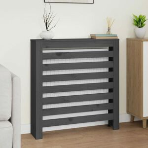 BERKFIELD HOME Royalton Radiator Cover Grey 79.5x19x84 cm Solid Wood Pine