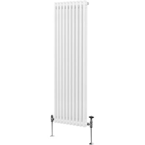 MONSTER SHOP Traditional 2 Column Radiator 1800mm x 472mm Modern Central - White