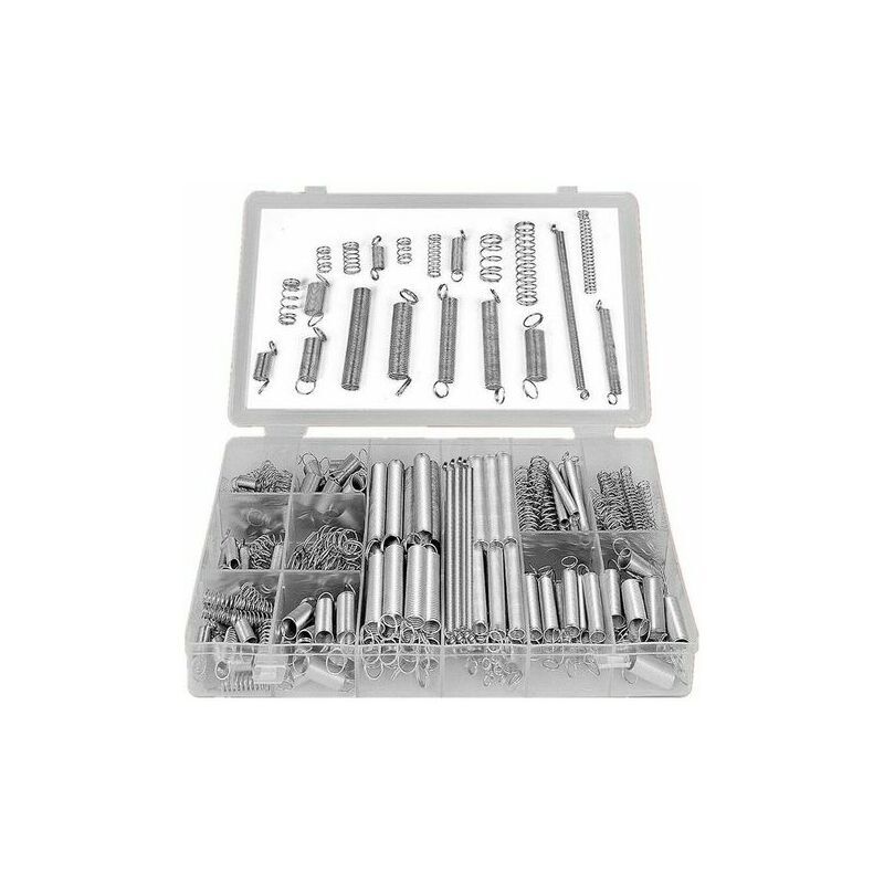 Neige - Traction and Compression Springs Spring Assortment Box - 200 Pieces