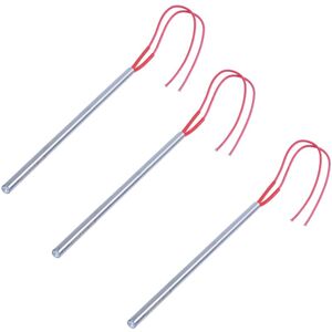 TLILY 3 Pcs 10mm x 270 Single End Heating Element Cartridge Heater 220V 600W