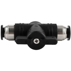 ALWAYSH 5pcs 8mm Pneumatic Fittings Push Quick Connector Manual Push Valve Connection Pneumatic Straight Connector for Connecting Nylon and pu Polyethylene