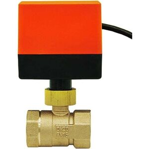 YMYNY AC220V AC24V DC12V 2 Way Motorized Valve - 2 Way Motorized Ball Valve DN15 DN20 DN25 DN32 DN40 DN50 (AC220V DN20) mumu