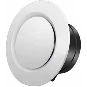 Ikodm - Adjustable Disc Type Round Air Vent Grille - Air Vent - White Flange 75mm to 200mm - 200mm