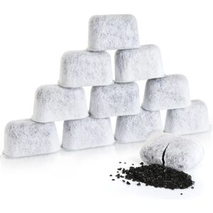 AlwaysH 12 Pack Replacement Charcoal Water Filters Non-Woven Filter for Coffee Makers, Coffee Machines, Replacement Water Filter