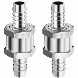 Shining House - AlwaysH Check Valve, Aluminum Fuel Non Return Check Valve, Fuel Control Valve, for Gasoline Diesel Carburetor Low Pressure Fuel