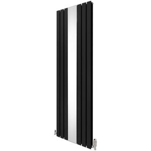 Monster-shop - Flat Mirror Radiator & Valves - 1800mm x 565mm - Black