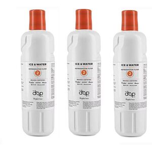 Alwaysh - shining house refrigerator water filter fllter2 D2 refrigerator filter cartridge 3pcs