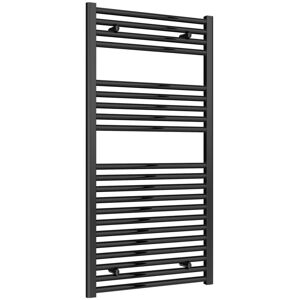 Reina - Diva Black Electric Towel Rail 1200mm High x 600mm Wide (Standard Element)