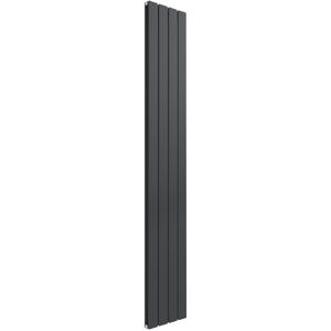 Reina Flat Double Designer Vertical Radiator 1800mm H x 292mm W Anthracite