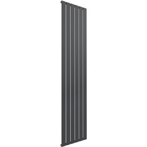 Reina - Flat Single Designer Vertical Radiator 1800mm h x 440mm w Anthracite
