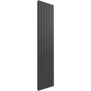 Reina - Flat Double Designer Vertical Radiator 1800mm h x 440mm w Anthracite