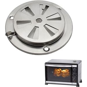 Sollbry - Set of 2 Round Ventilation Grille, Stainless Steel Air Vent Rosette, Round Air Vent Grille Ventilation Hole, Adjustable Air Vent Grille Air