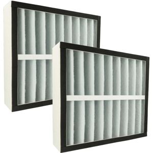 Vhbw - 2x Pre Filter Replacement for Dustcontrol 42918 for Air Purifier - Plastic Filter Class G4 Black White