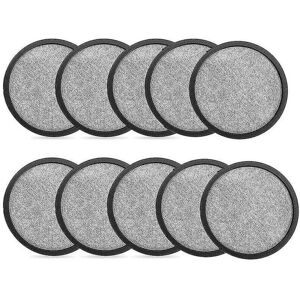 ZVD - Lot de 10 disques de filtre à eau au charbon de bois de rechange pour machines à café