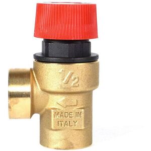 PEPTE Pressure Relief Valve - 1/2" BSP Female - Safety, 6 bar PEPTE Pressure Relief Valve - 1/2" BSP Female - Safety, 6 bar