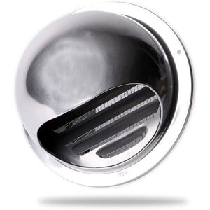 Gotrays - 100 mm Ventilation Grille High Quality Stainless Steel Ventilation Grille Exterior Ventilation Grille With Mosquito Net Protects the Facade Gotrays - 100 mm Ventilation Grille High Quality Stainless Steel Ventilation Grille Exterior Ventilation Grille With Mosquito Net Protects the Facade