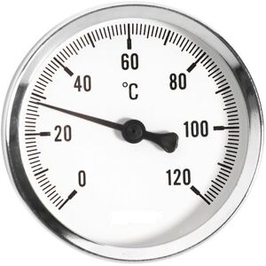 Ferro - 120C Thermometer Temperature Gauge 1/2 Inch Rear Entry 100mm Ferro - 120C Thermometer Temperature Gauge 1/2 Inch Rear Entry 100mm